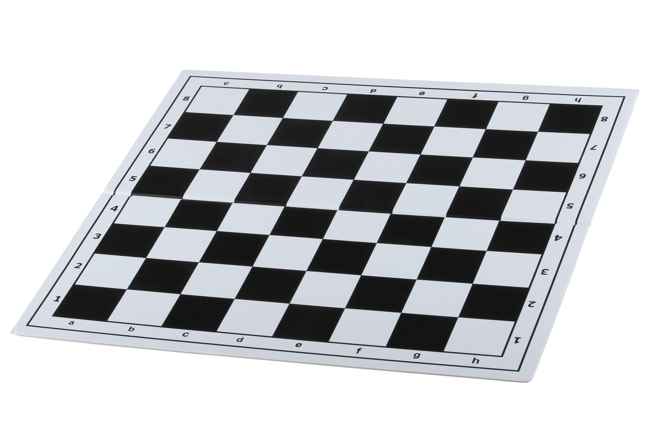 36cm White & Black Plastic Chess Board