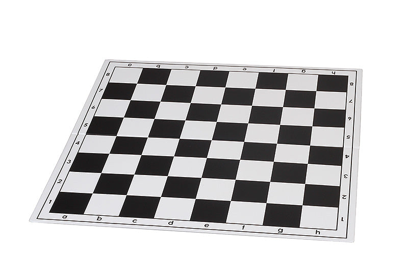 43cm White & Black Plastic Chess Board