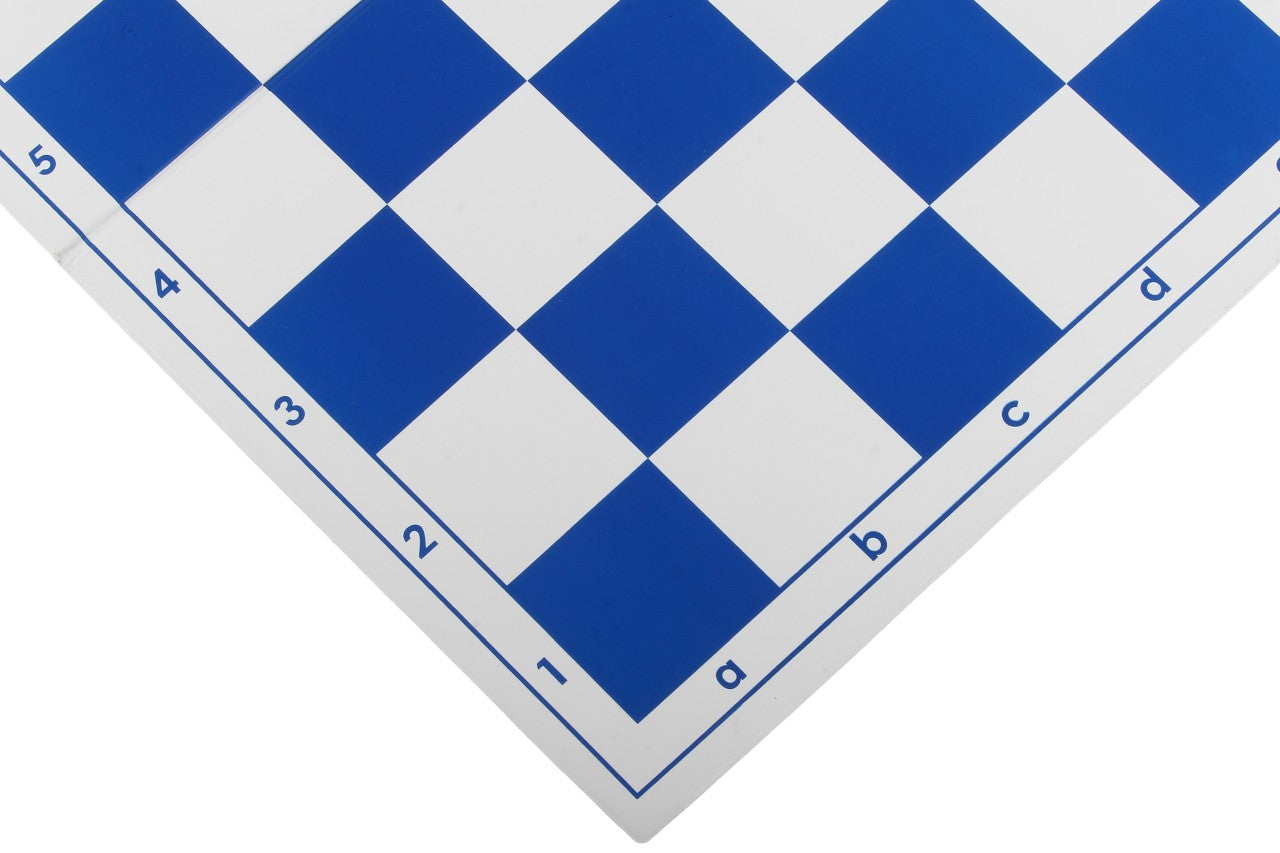 51cm White & Blue Plastic Chess Board