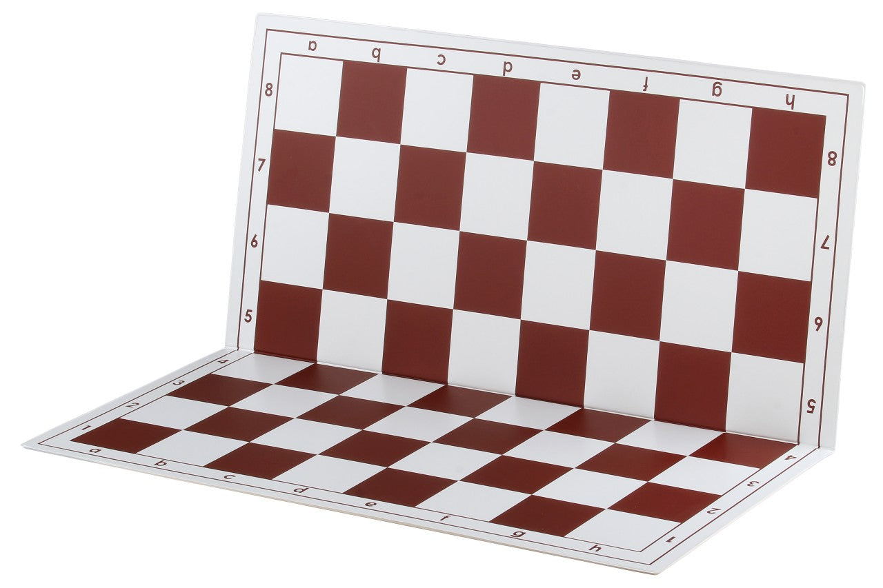 51cm White & Red Plastic Chess Board