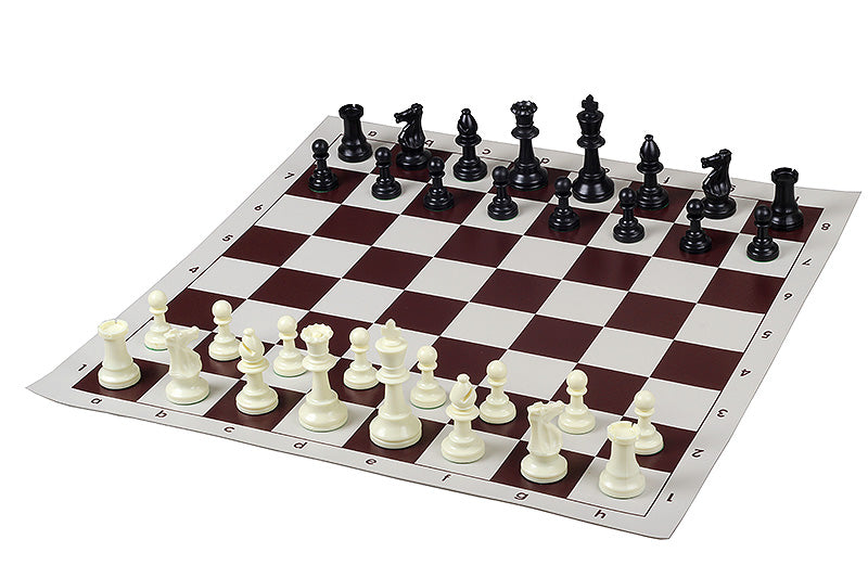 Pièces d'échecs Staunton en plastique n°6