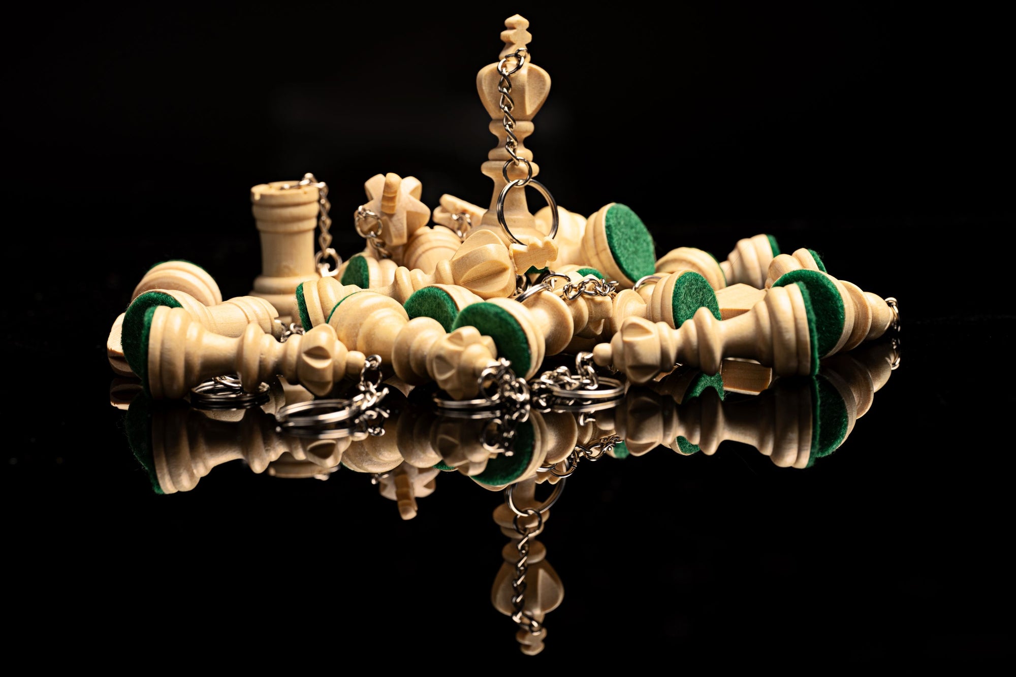 Schlüsselanhänger Weißer Läufer