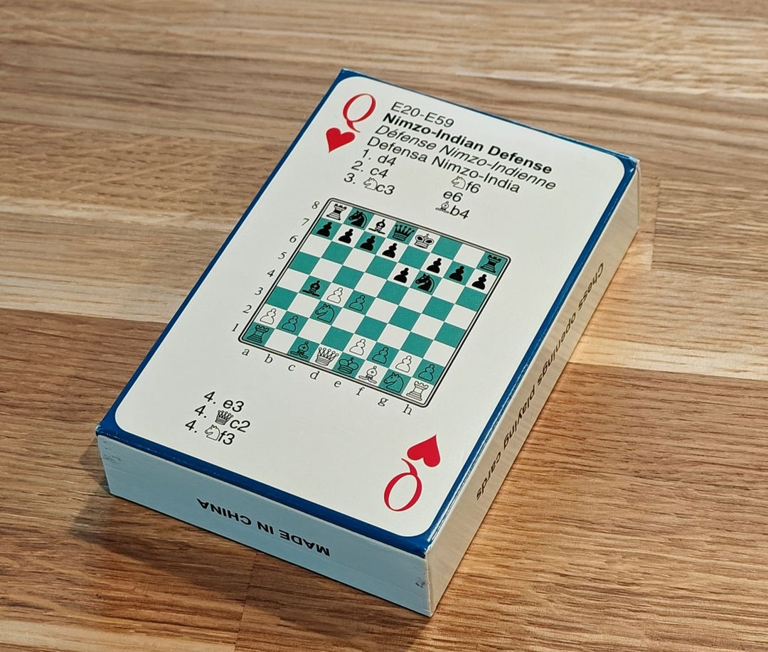 Carte da Gioco Scacchi con Aperture Popolari
