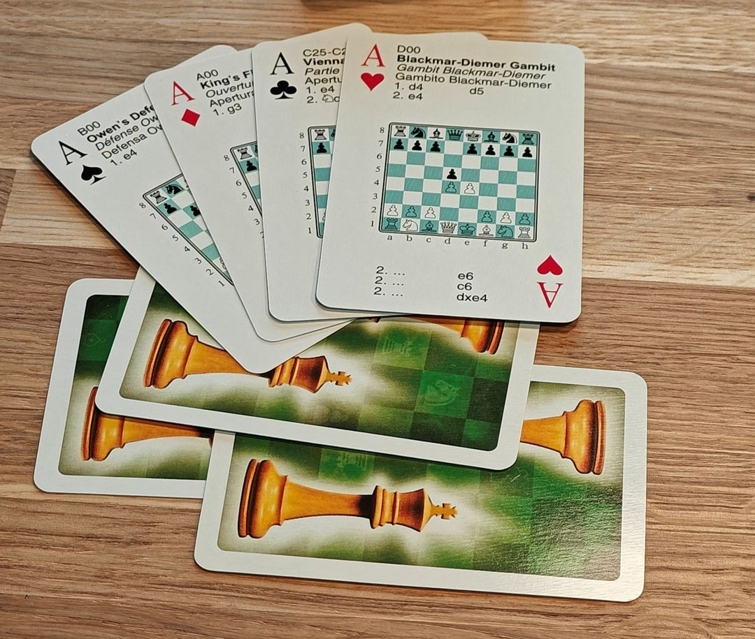 Carte da Gioco Scacchi con Aperture Popolari