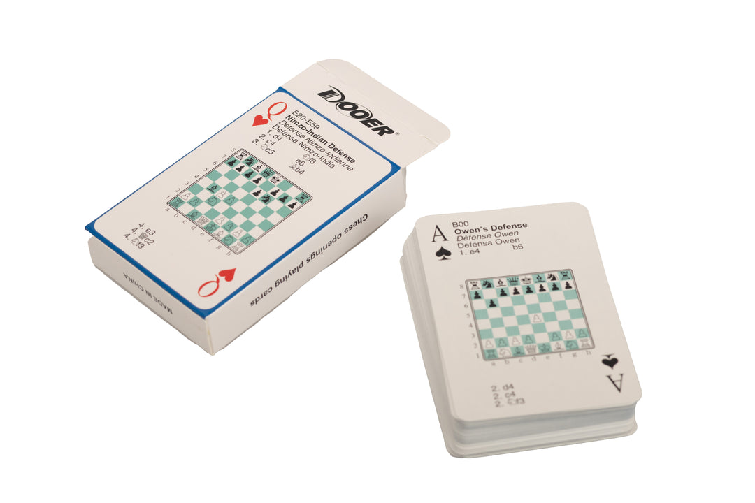 Carte da Gioco Scacchi con Aperture Popolari