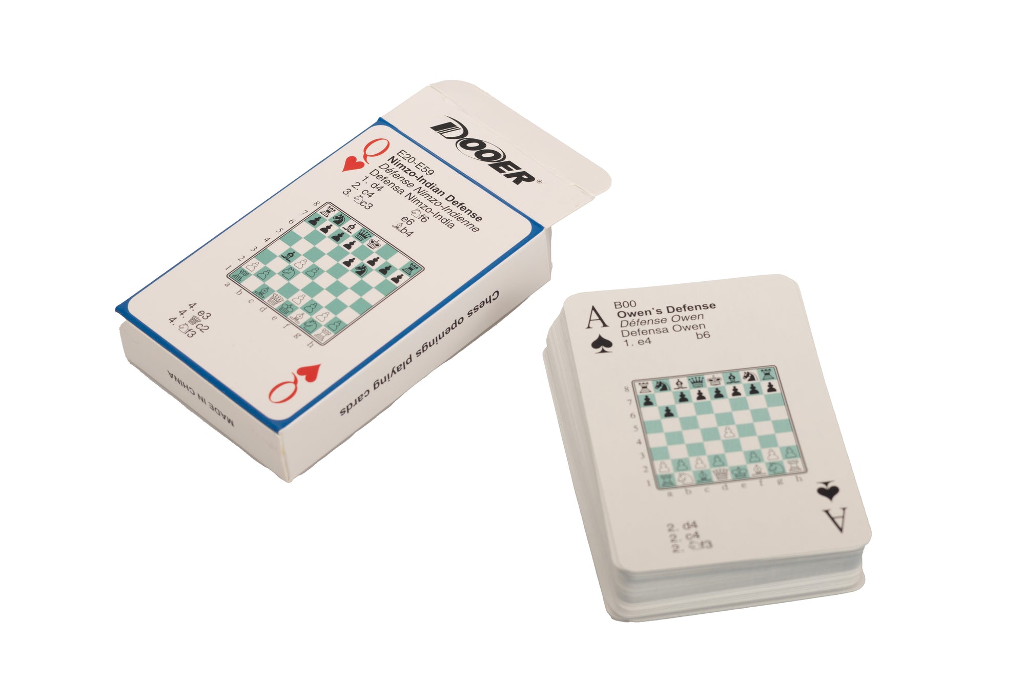 Chess playing cards - find out the most popular debuts!