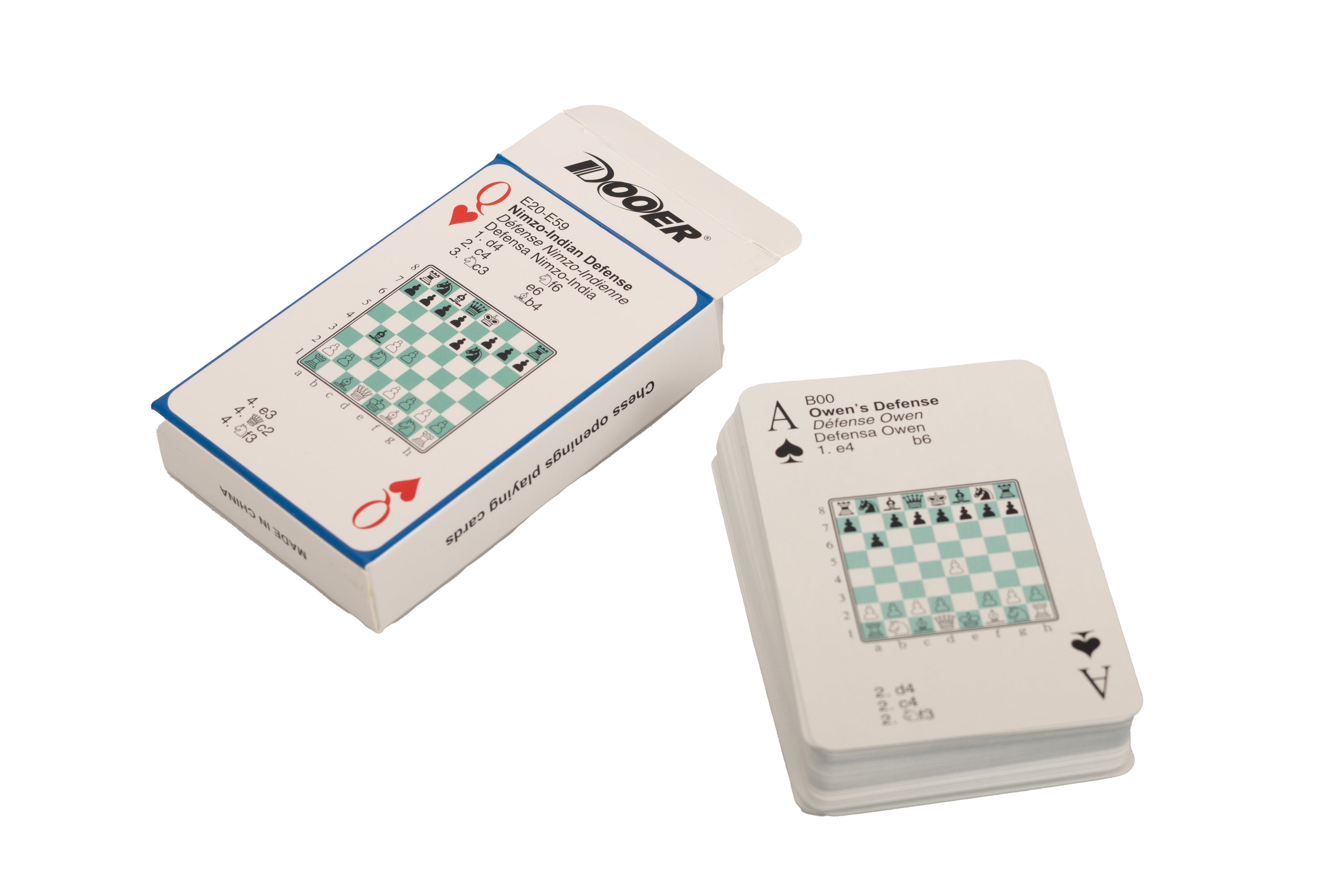 Chess playing cards - find out the most popular debuts!