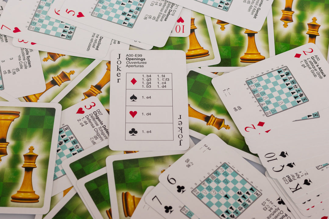 Carte da Gioco Scacchi con Aperture Popolari