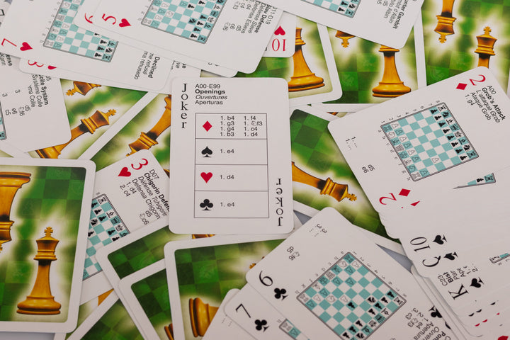 Carte da Gioco Scacchi con Aperture Popolari
