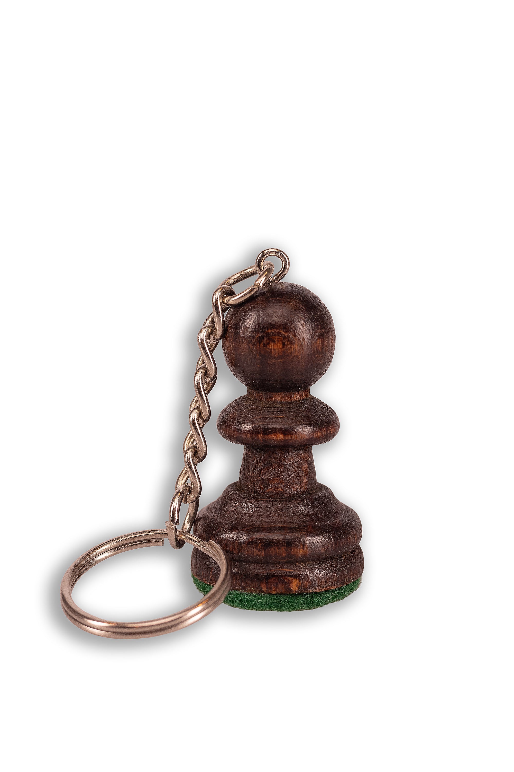 Schach-Schlüsselanhänger Schwarzer Bauer