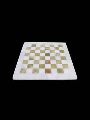 Onyx Marble & Stone Chess  15" Handcrafted Chess Set