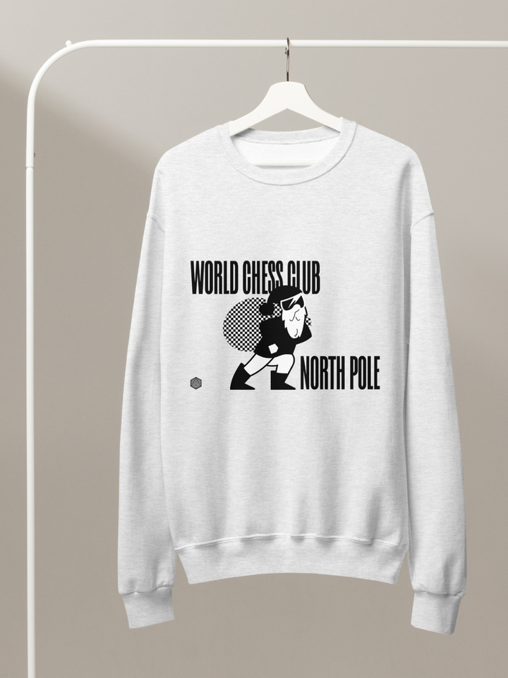 Bluza z okrągłym dekoltem World Chess Club North Pole Crewneck
