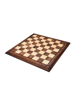 Drueke Style Golden Rosewood & Maple Chess Board