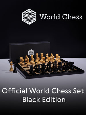 Official World Chess Set Black Edition