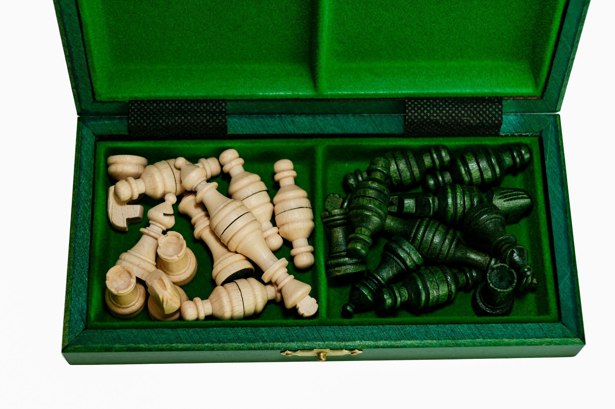 Mini jeu d'échecs scolaire vert