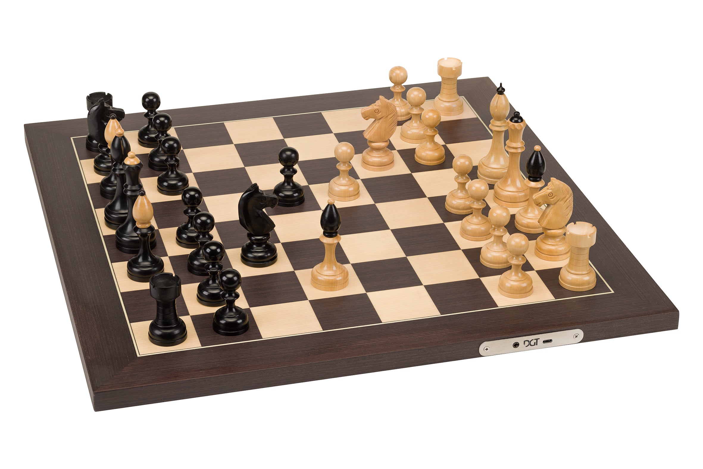 DGT Czech Club Wooden Chess Pieces - E-board Pieces | World Chess Shop