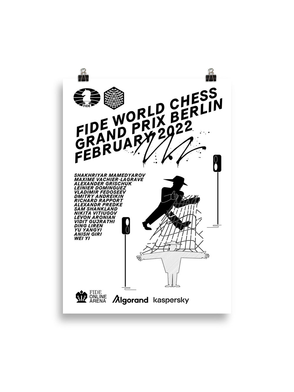 Poster World Chess Grand Prix Berlin 2022