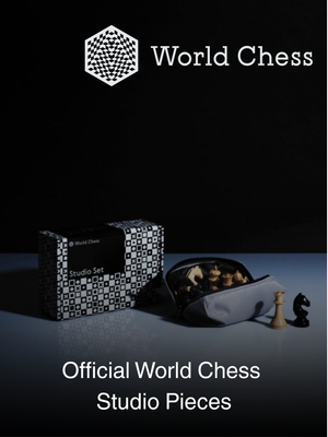 Official World Chess Studio Pieces