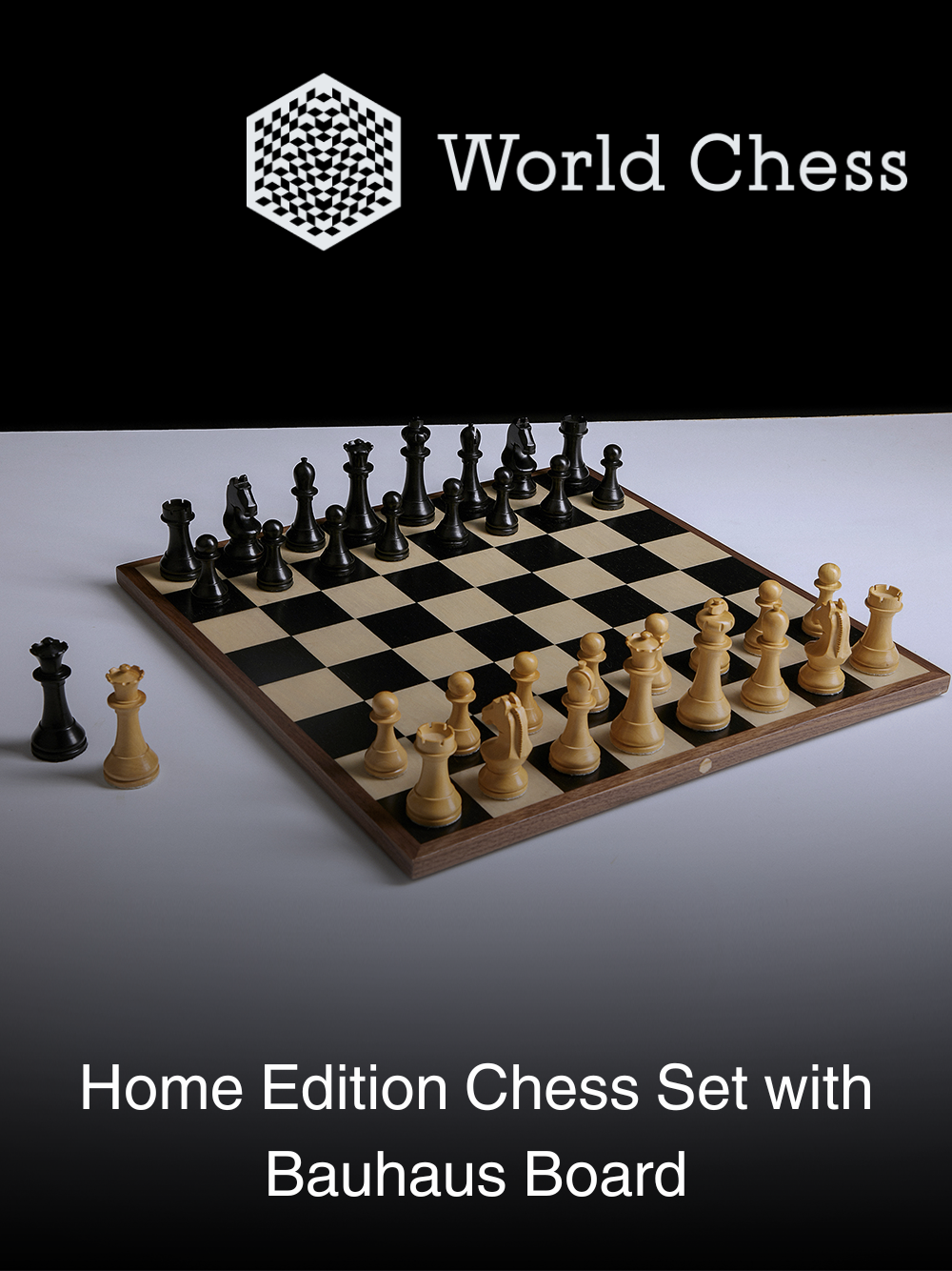 Home Edition Chess Set with Bauhaus Board