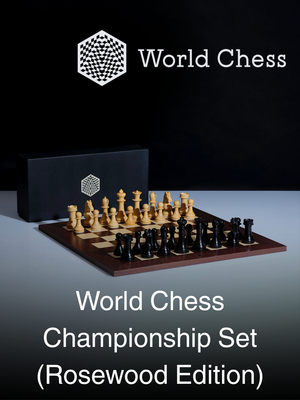 World Chess Championship Set (Rosewood Edition)