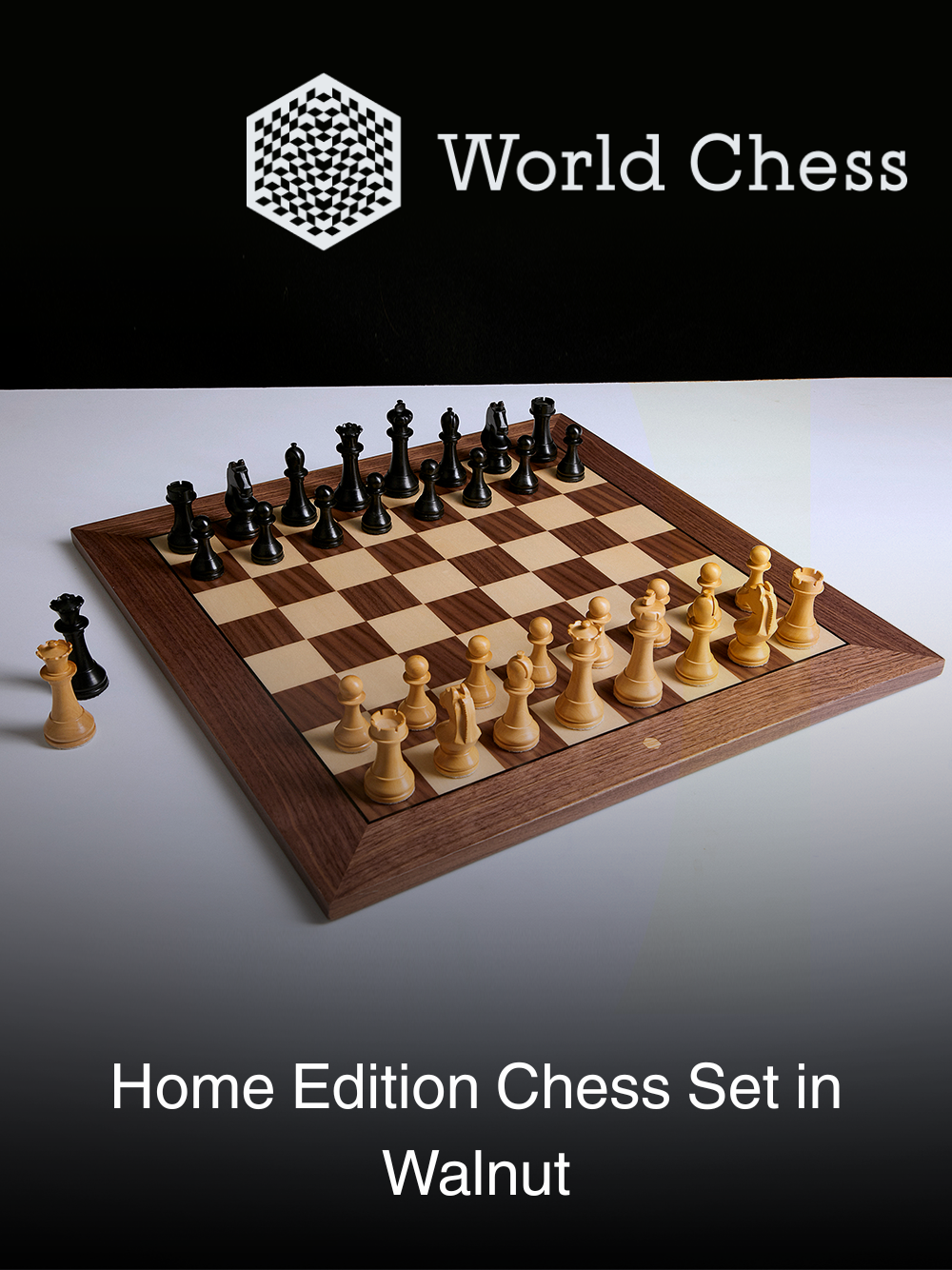 Home Edition Schachspiel in Walnuss