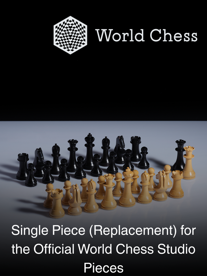 Pieza única (repuesto) para las piezas oficiales de World Chess Studio
