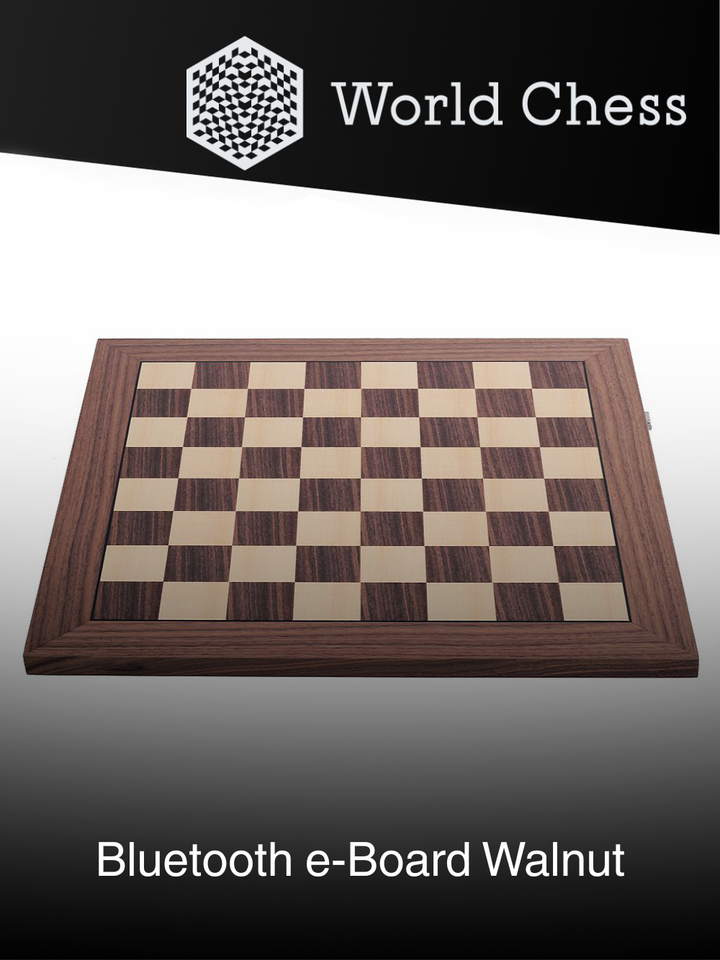 Scacchiera Bluetooth e-Board in Noce