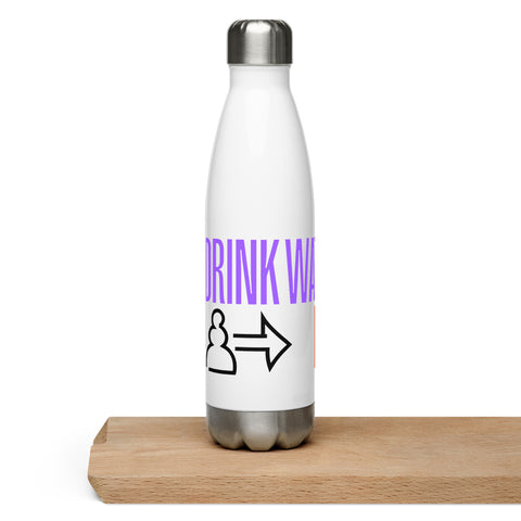 Stainless steel water bottle