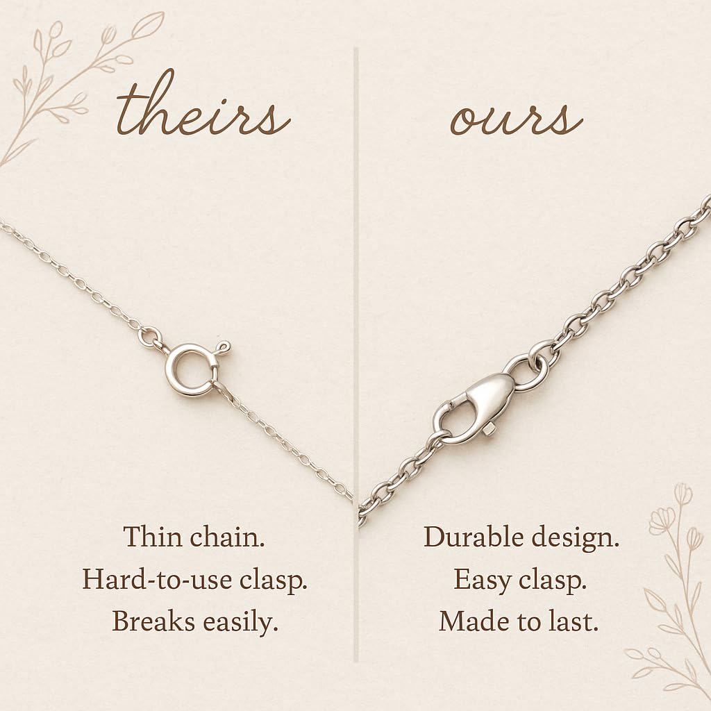 Solid Sterling Silver Queen Chess Necklace – 3D Charm on 18" Chain
