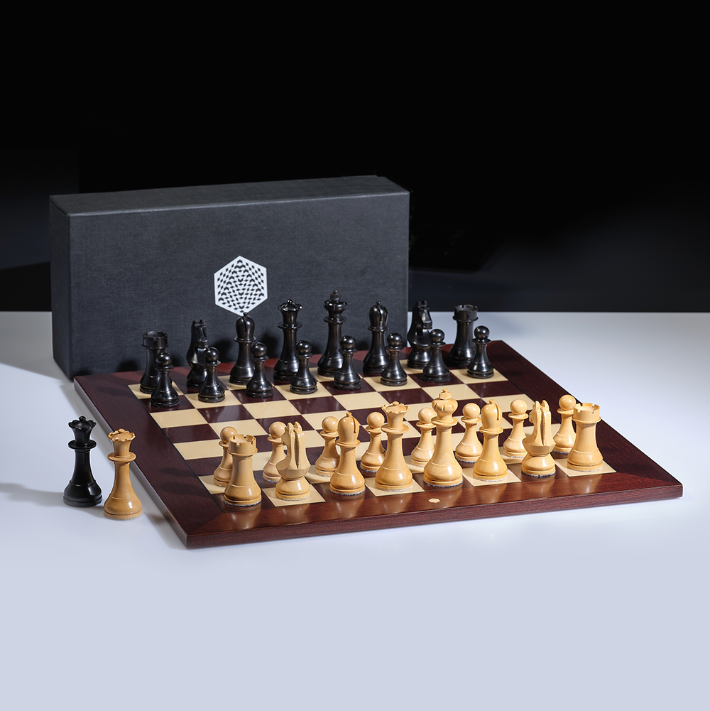 Set Campionato Mondiale World Chess (Scacchiera Wenge)