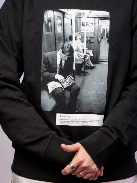 Sweat-shirt Bobby Fischer des échecs du monde
