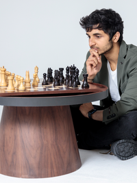 Ensemble de championnat du monde d'échecs (édition palissandre)