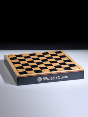 World Chess Cabinet Set with Drawer