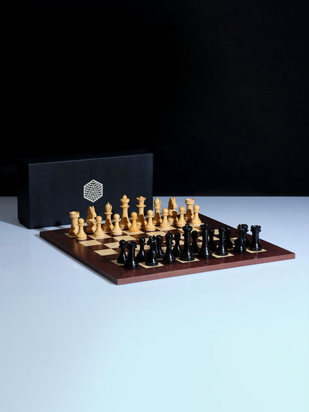 Ensemble de championnat du monde d'échecs (édition palissandre)