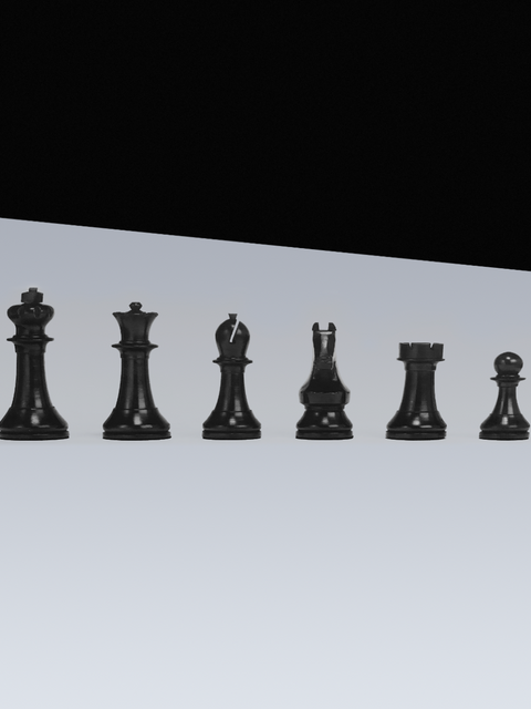 Pièce unique (remplacement) pour les pièces d'échecs mondiales officielles