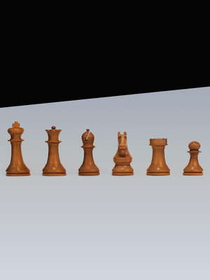 Single Piece (Replacement) for the Official World Chess Studio Pieces